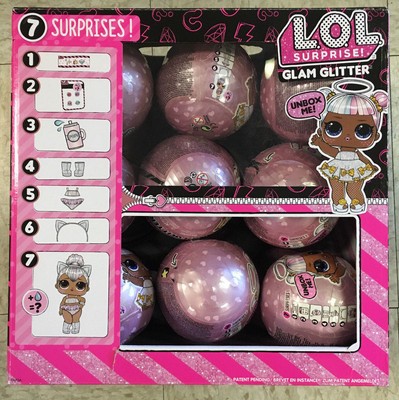 lol glam glitter full case