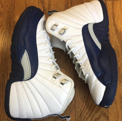 Good Condition 2016 Air Jordan 12 Retro “French Blue” sz 5Y GS