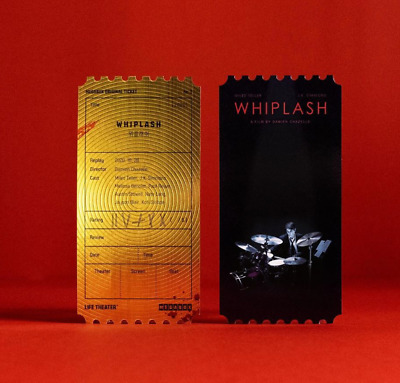 WHIPLASH Original Authentic Korea Movie/Film Ticket