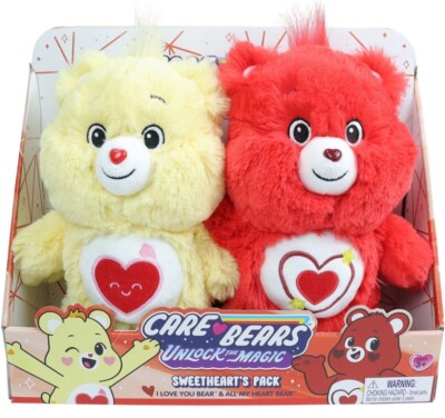 Care Bears Sweethearts Pack I Love You Bear & All My Heart Bear Twin Pack Sweet