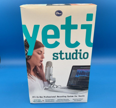 BLUE YETI Studio Microphone All In One Professional Recording System NEW NICE!