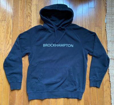 RARE VTG Brockhampton M Black Tour Merch Hoodie holiday kevin abstract shirt