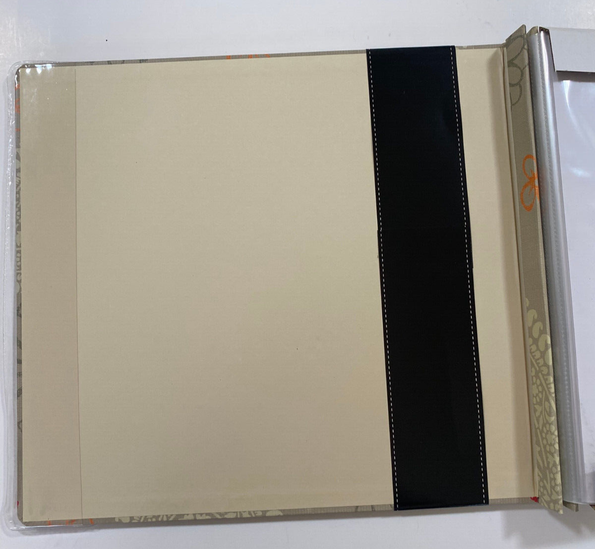 Colorbok 12” x 12” Scrapbook Album -NEW- Paper Wrapped, Raised desig,Photo Front
