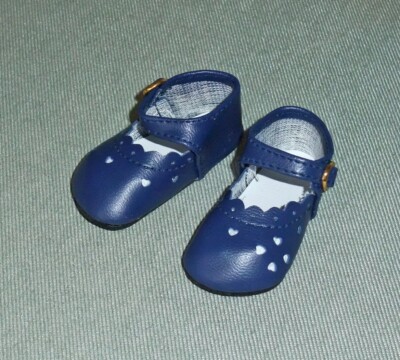 1 Pair Dainty NAVY MARYJANE DOLL SHOES 58mm for Crissy F&B Honey, Tomy