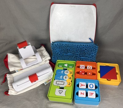 Osmo Bundle Lot Base, Numbers, Words, Tangram Coding Creative Set **READ**