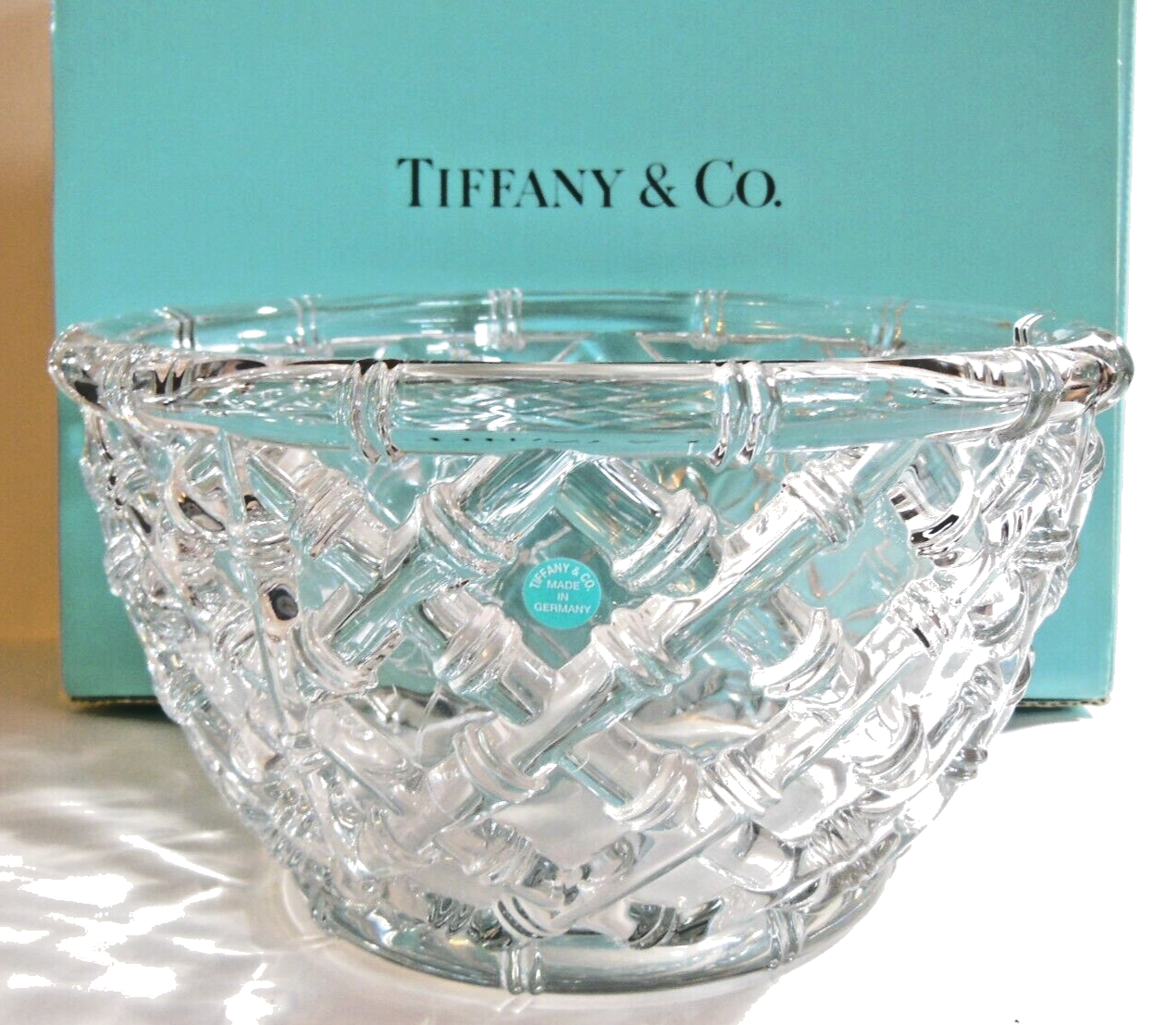 ティファニー クリスタル ボウル Tiffany Bamboo Crystal ティファニー クリスタル ボウル Tiffany Bamboo Crystal