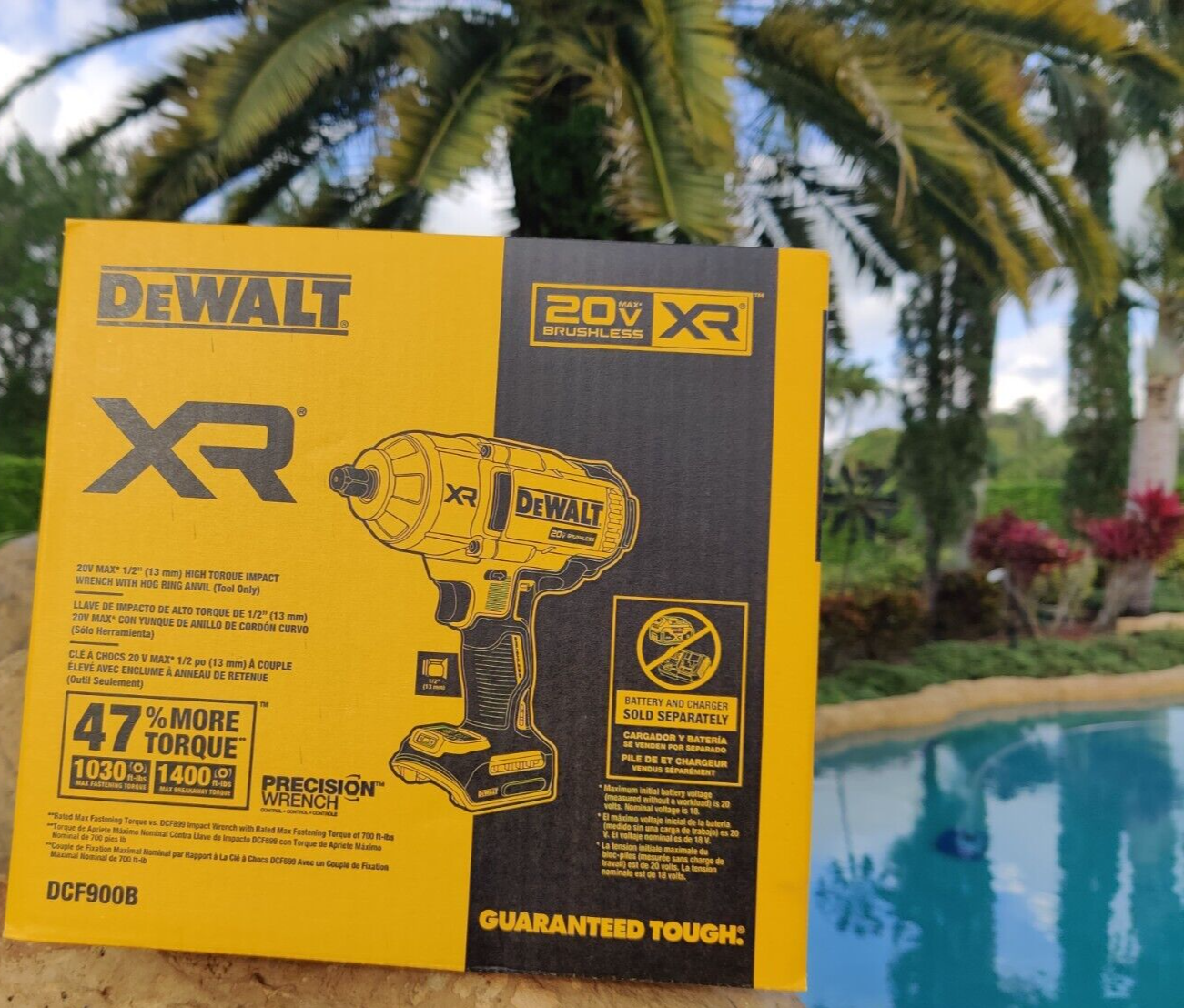 DEWALT DCF900B 20V 1/2 IN IMPACT WRENCH  BRUSHLESS WITH HOGS RING ✅SEALED NEW ✅