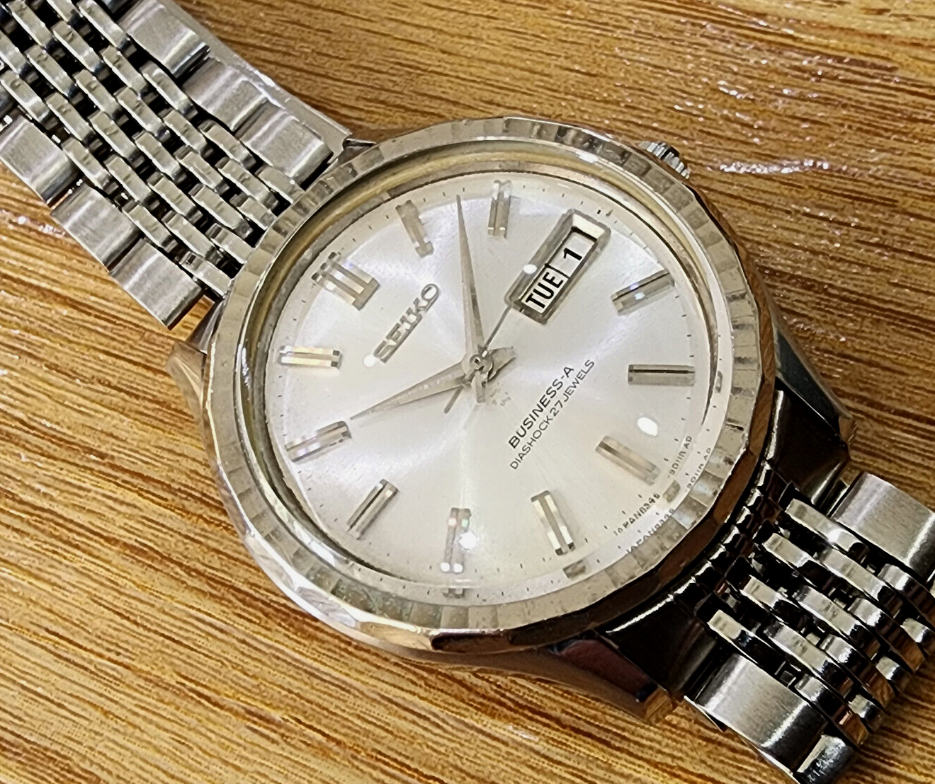Rare Vintage Seiko Business-A 8346-9010 Vintage Day Date 27 Rare Vintage Seiko Business-A 8346-9010 Vintage Day Date 27