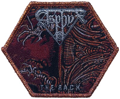 ASPHYX - The Rack - Glitter Brown Border - 6,6 x 8,1 cm - Patch - 169614