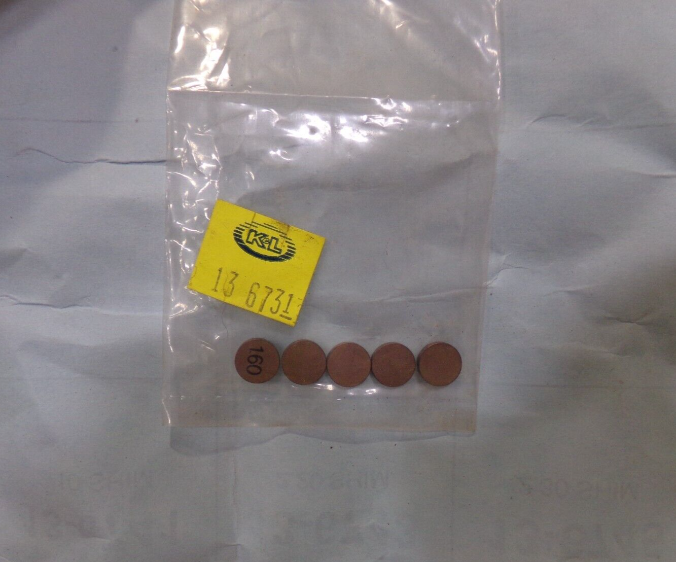 K&L VALVE SHIMS 1.60 1.60MM X 7.5MM  13-6731 (5pk)