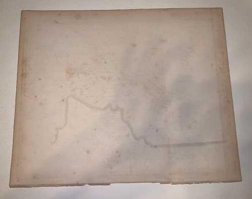 1832 Baldwin Cradock Map North America Canada Landmarks Genuine Antique