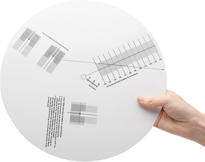 Turntable Cartridge Alignment Protractor Mat, Anti-Sliding LP Vinyl Record Picku