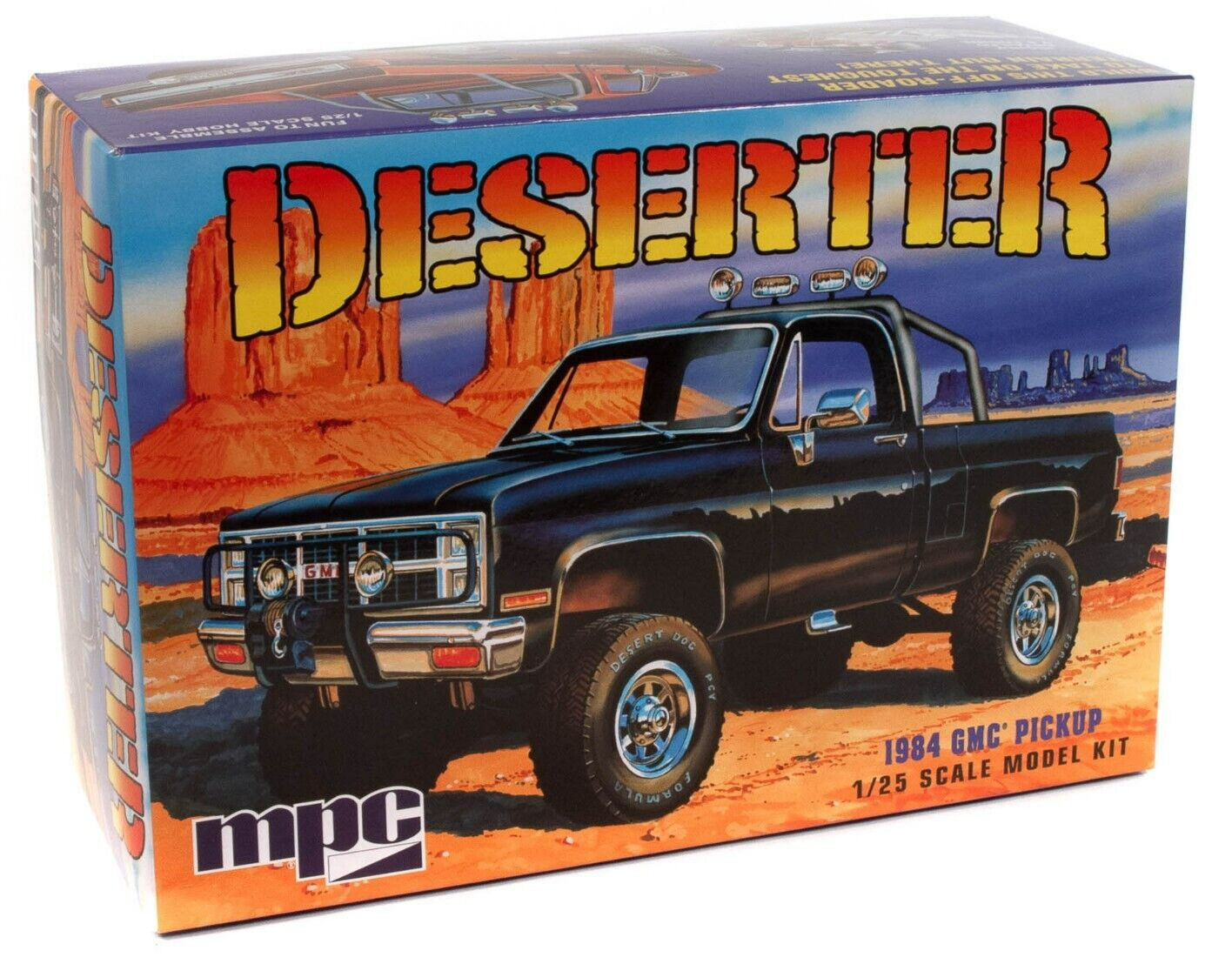1:25 MPC Deserter 1984 GM Square Body Pickup Truck *WHITE