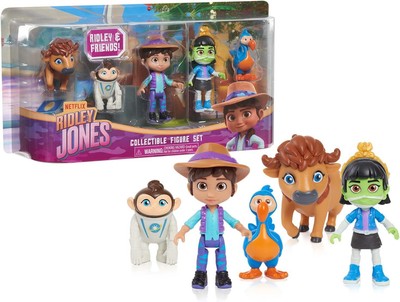 Netflix Ridley Jones Collectible Figure Set, 5-Pack of and... 