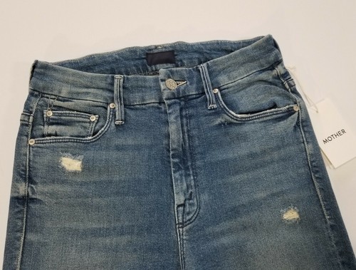 Pre-owned Mother Denim High Waisted Looker Ankle Chew, Learning To Hula $248