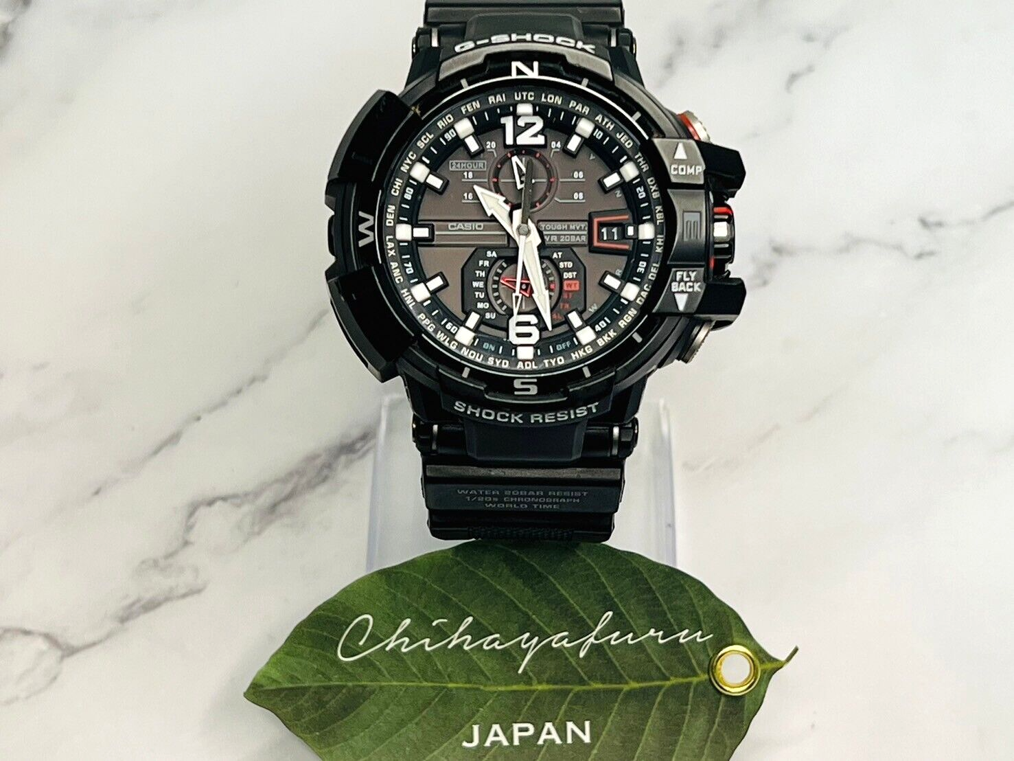 カシオ　Ｇ-ショック　MASTER OF G AIR　GW-A1100-1AJF CASIO G-SHOCK MASTER OF G - AIR sky cockpit GW-A1100-1AJF