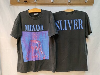 Nirvana Sliver T-Shirt Vintage Reprint 1992 Giant Tag Sz XL Nirvana Sliver T-Shirt Vintage Reprint 1992 Giant Tag Sz XL