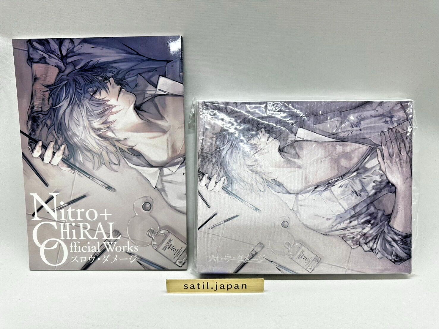 スロウ・ダメージ キャンバスアート Official Works USED] Nitro+CHiRAL Official Works Slow Damage Canvas Art