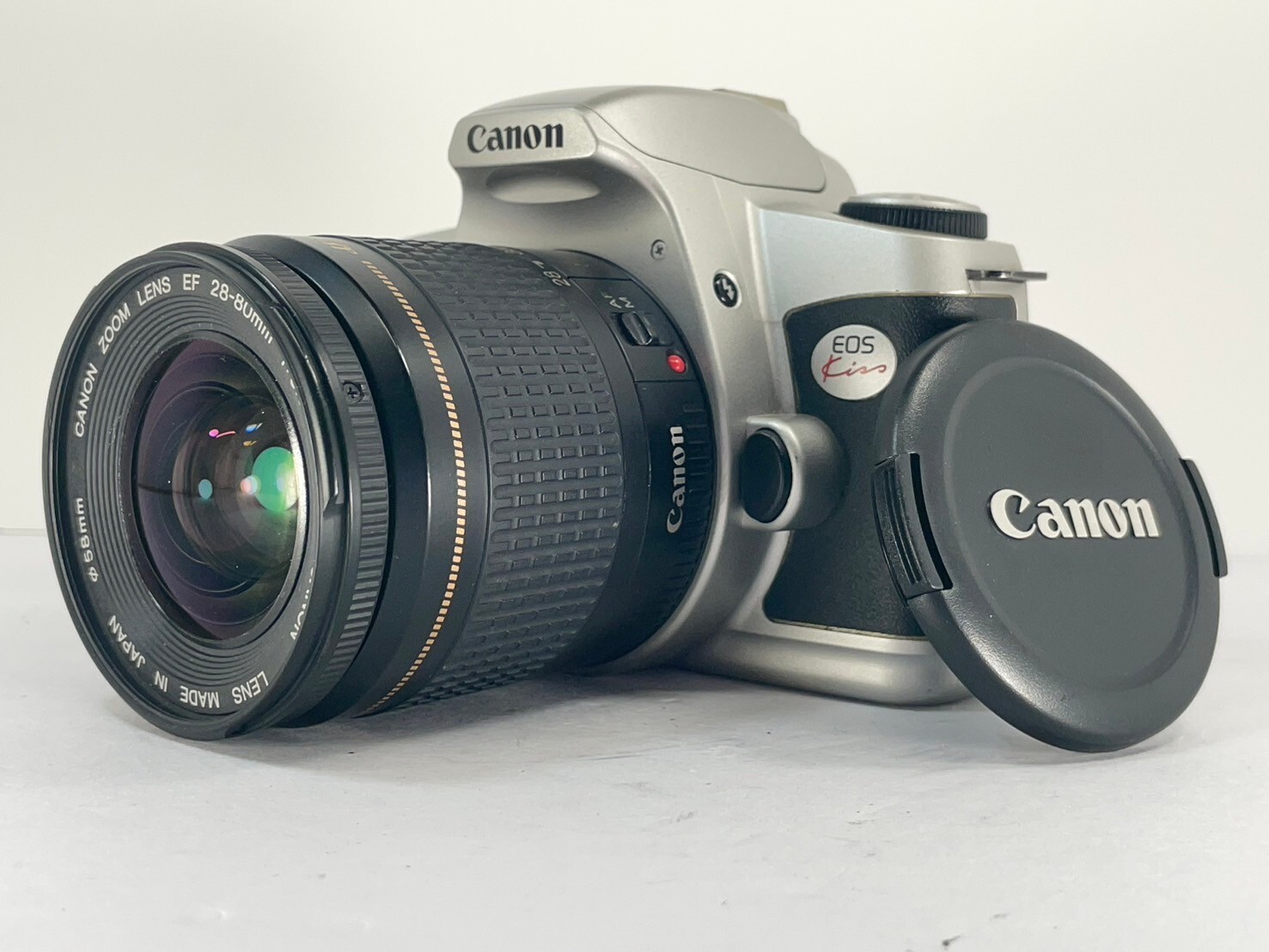 CANON S ☆ Canon EOS Kiss EF 28-80mm 3.5-5.6 フィルムカメラ ☆ 良品□
