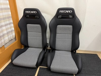 RECARO SR-3 pepita 2 posti sedili riparati ecopelle