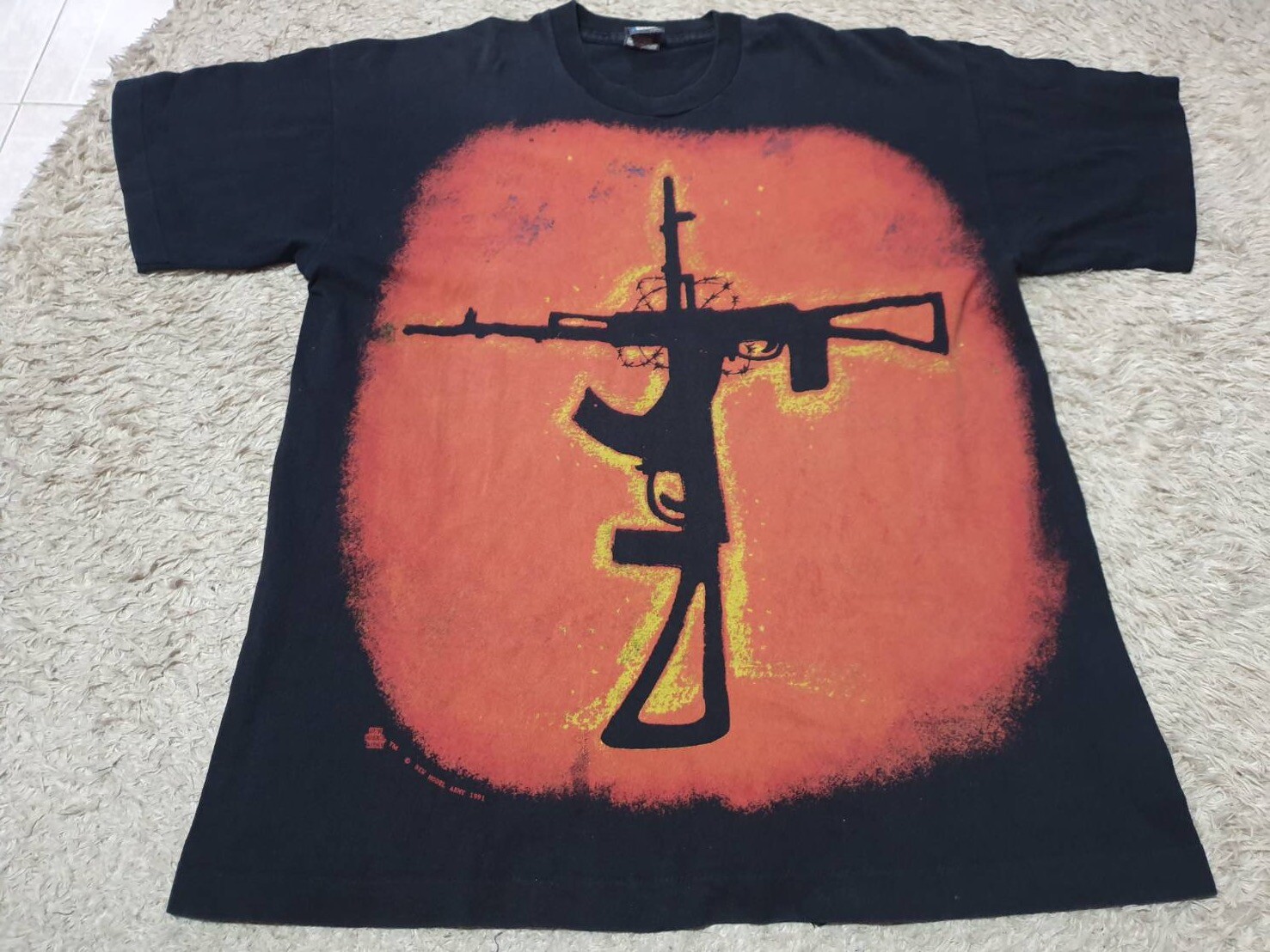 Rare VINTAGE 1991 NEW MODEL ARMY PUNK ROCK TOUR CONCERT T