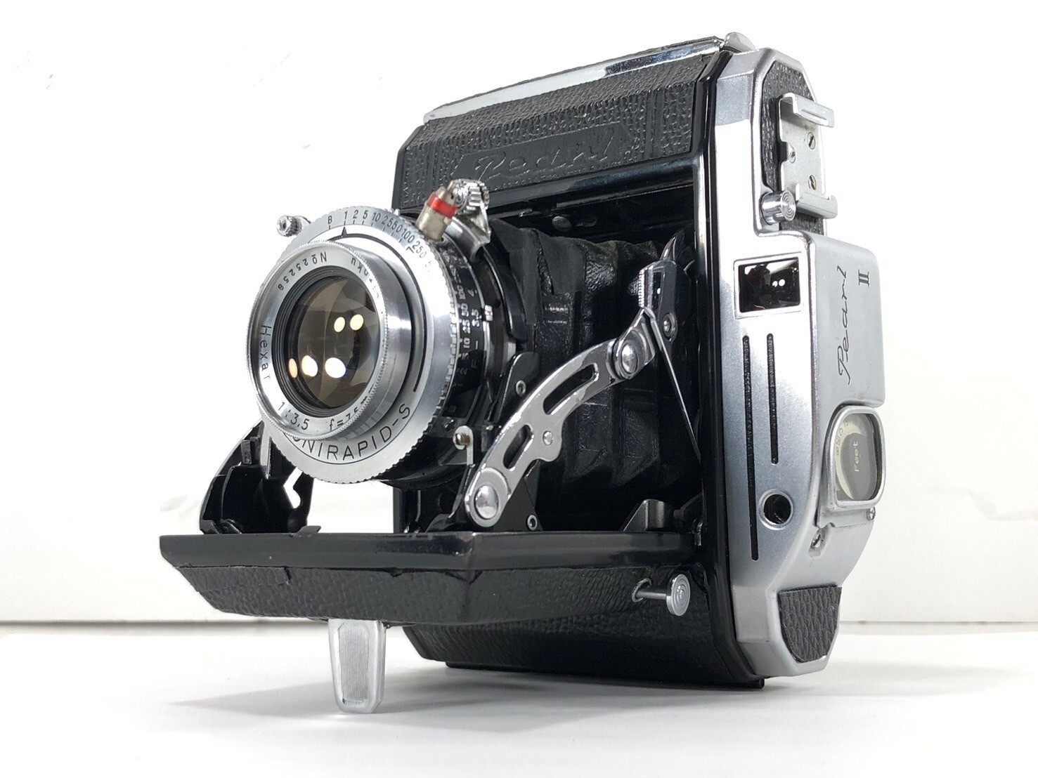 希少動作品 / KONICA Pearl 2 Hexar 75mm f3.5 NEAR MINT] Konica Pearl II Rangefinder Camera Hexar 75mm f