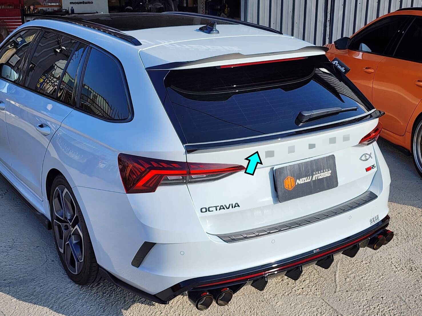 Fit For 2019-2024 Skoda Octavia Combi MK4 Rear Trunk Mid Fit For 2019-2024 Skoda Octavia Combi MK4 Rear Trunk Mid