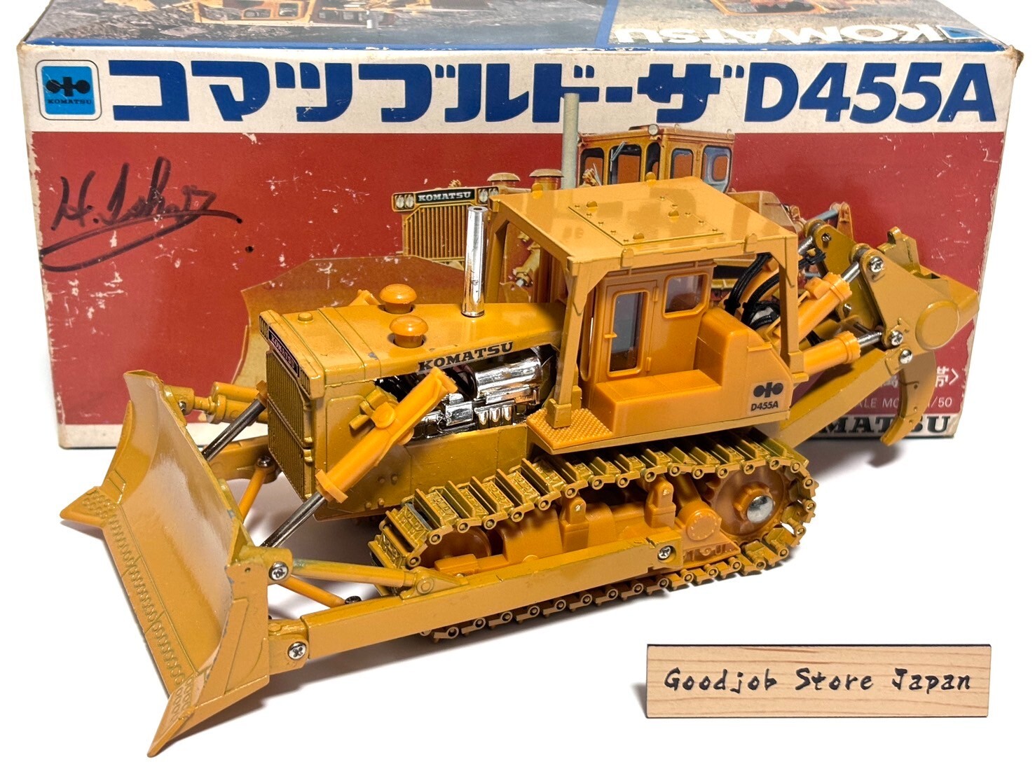 Komatsu D455A Bulldozer 1:50 Scale Diapet Rare With Box Komatsu D455A Bulldozer 1:50 Scale Diapet Rare With Box