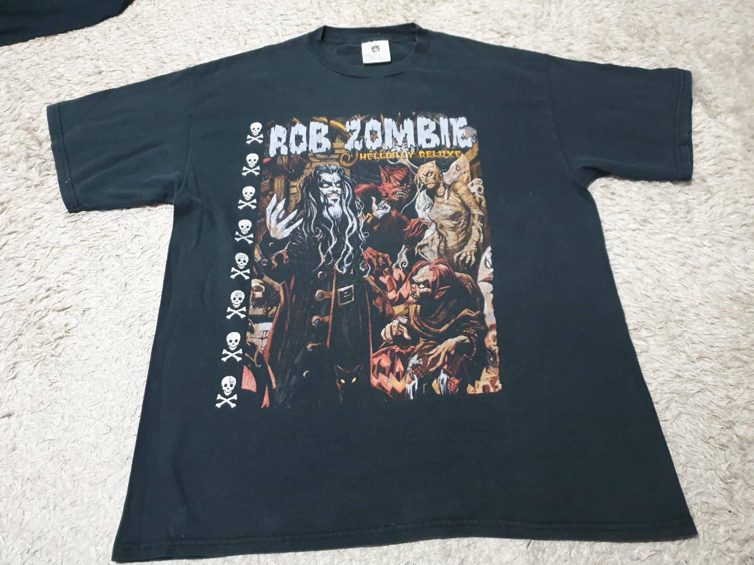 ROB ZOMBIE vintage band tee shirt 墨黒 Amazon.com: 2Bhip Rob Zombie Zombie Did Call Men's Short