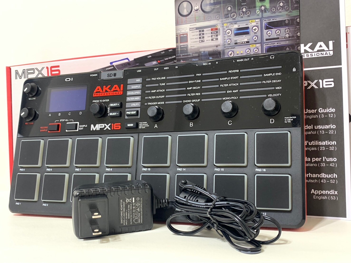 美品 AKAI professional MPX8 リズムマシン AKAI professional MPX8 リズムマシン