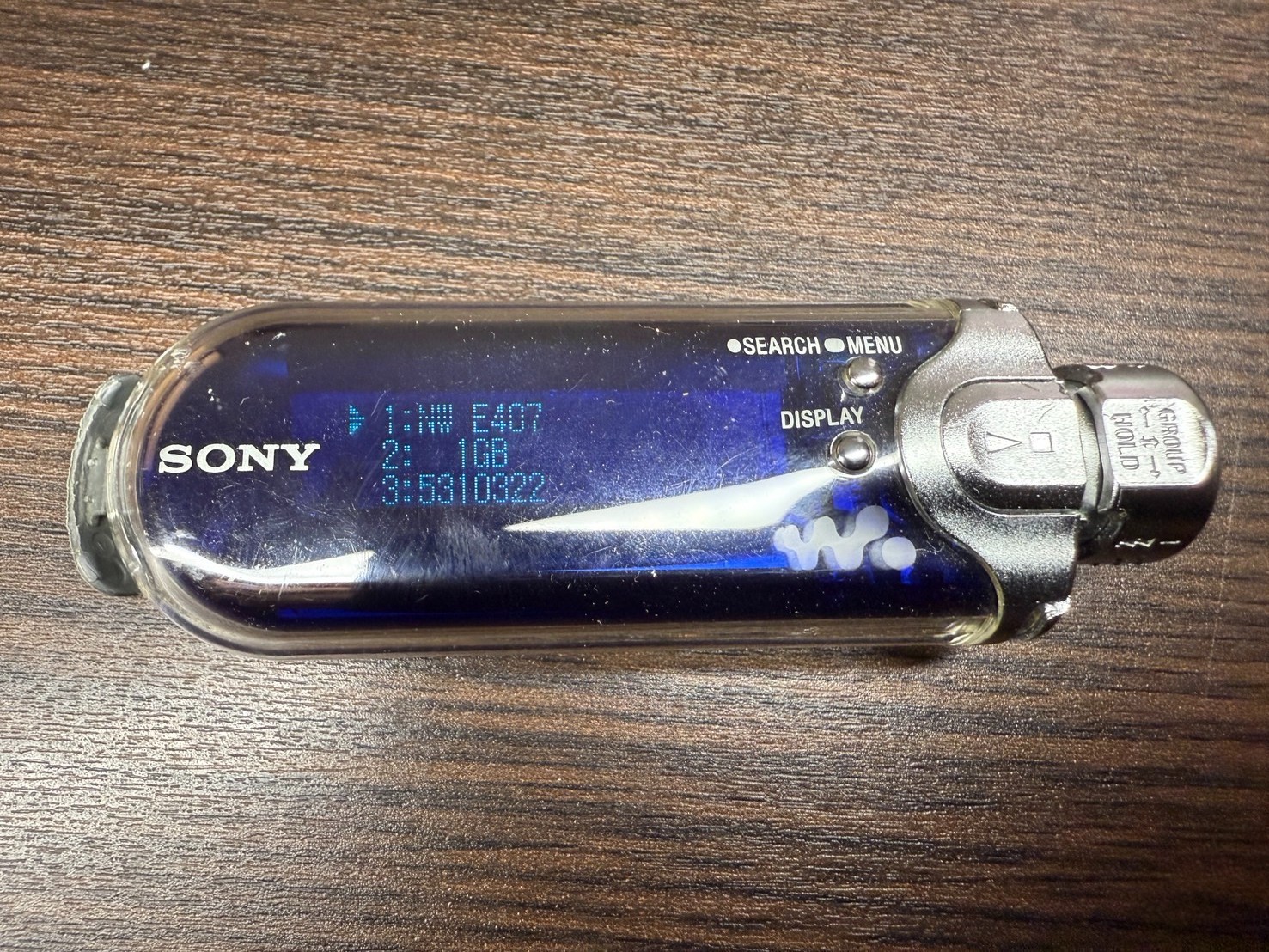 【ジャンク品】　SONY ソニー ウォークマン　NW-E407 ブラック フラッグシップの高音質技術を継承したストリーミング対応