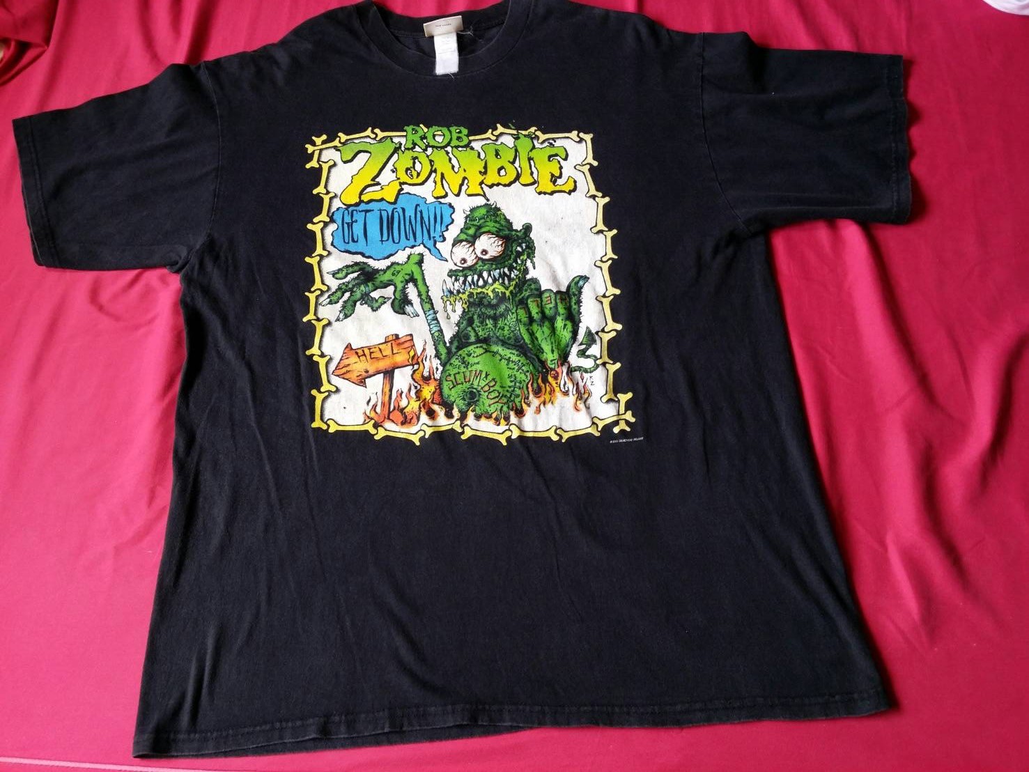 Vintage White Zombie get down T-Shirt Asrro Classic Rob Vintage White Zombie get down T-Shirt Asrro Classic Rob