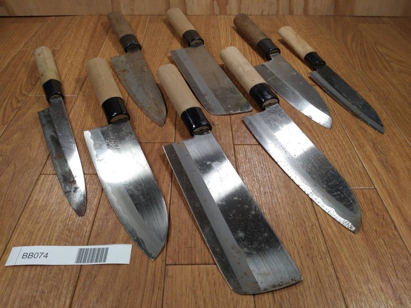 EndommagÃ© Lot De Japonais De Chef Cuisine Couteaux Hocho Ensemble De Japon Bb074