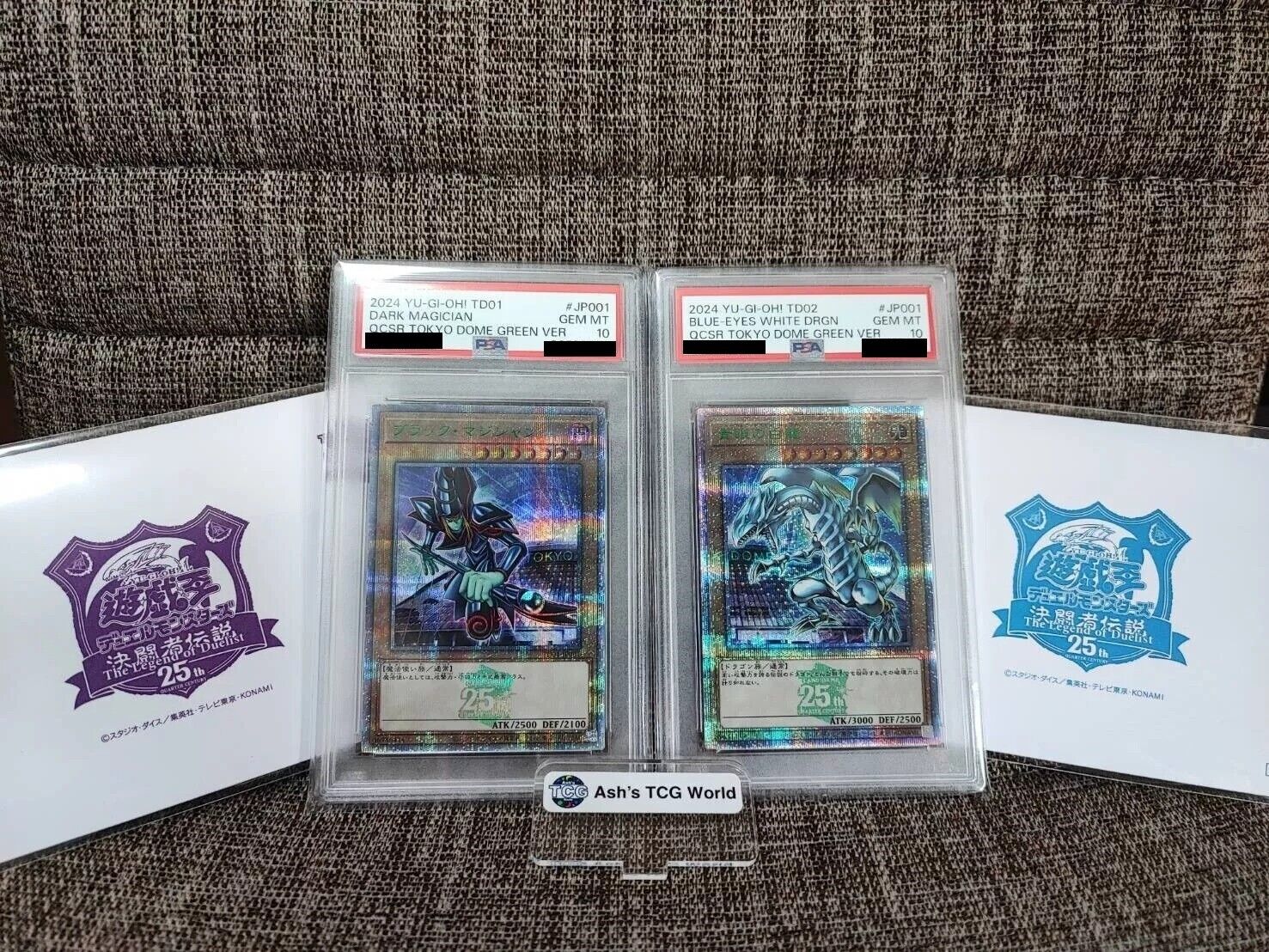 PSA 10 Dark Magician Blue-Eyes White Dragon Tokyo Dome 25th PSA 10 Dark Magician Blue-Eyes White Dragon Tokyo Dome 25th
