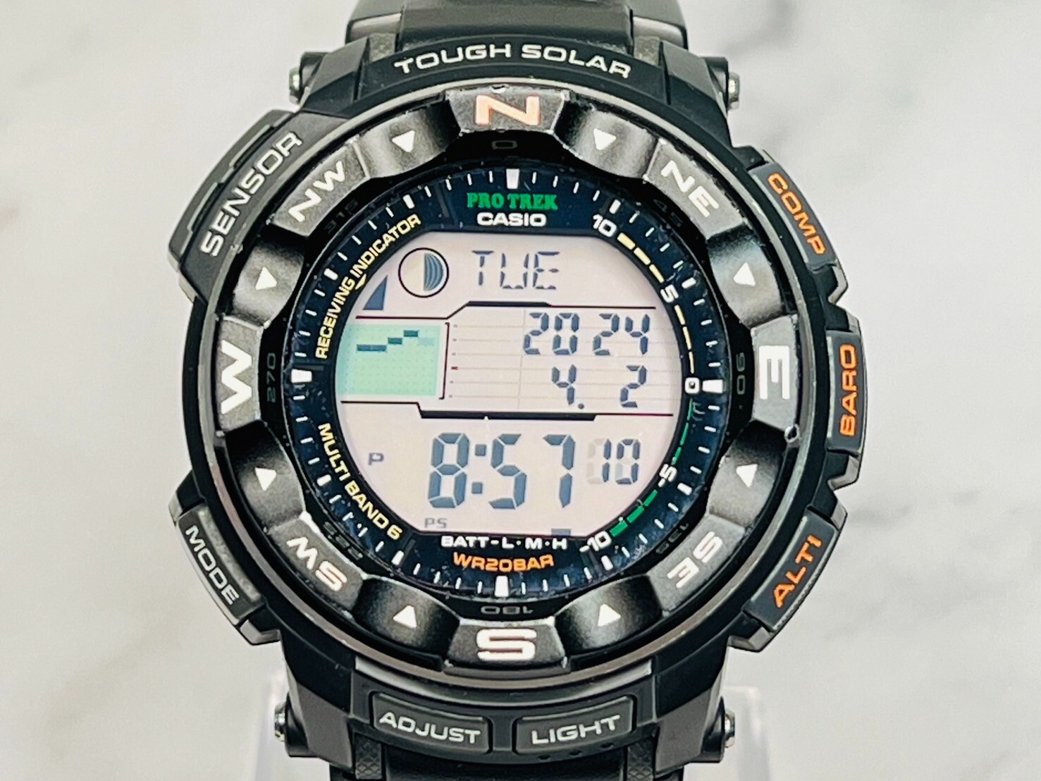 Casio Pro Trek PRW-2500 Protrek Triple Sensor Tough Solar Watch