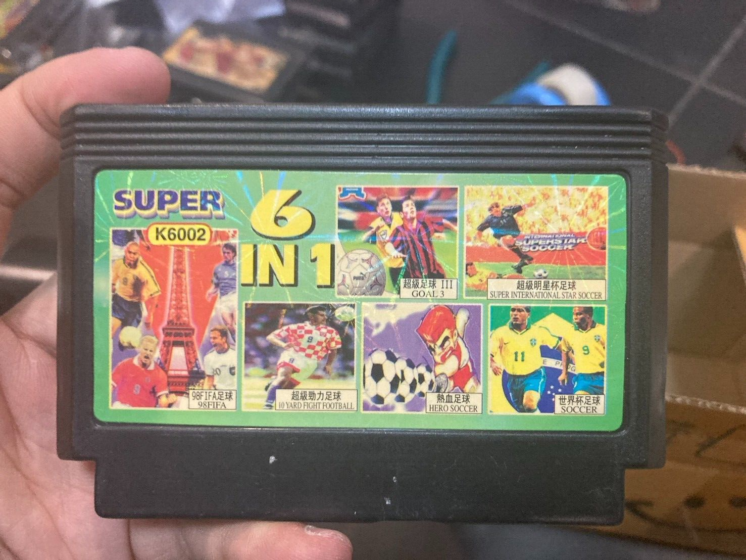 Famicom NES Game Super K6002 6in1 Soccer Series | eBay Famicom NES Game Super K6002 6in1 Soccer Series | eBay