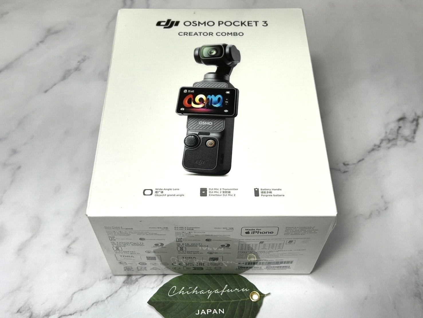 DJI Osmo Pocket 3 Creator Combo 3-Axis Stabilized 4K