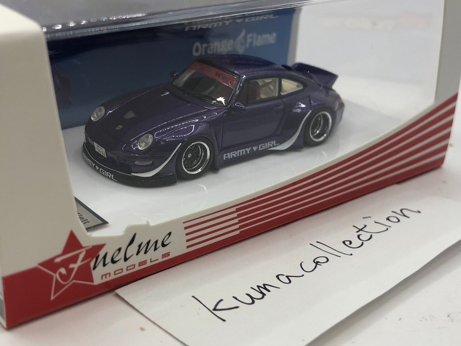 1/64 FuelMe Pocket Garage Porsche 911 993 RWB RAUH-Welt