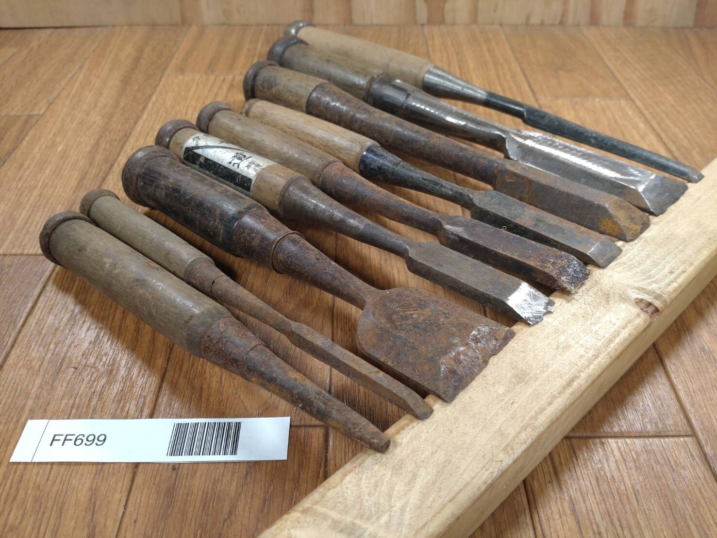 BROKEN DAMAGED Japanese vintage chisel Nomi 5.5.13.15.15.15 BROKEN DAMAGED Japanese vintage chisel Nomi 5.5.13.15.15.15
