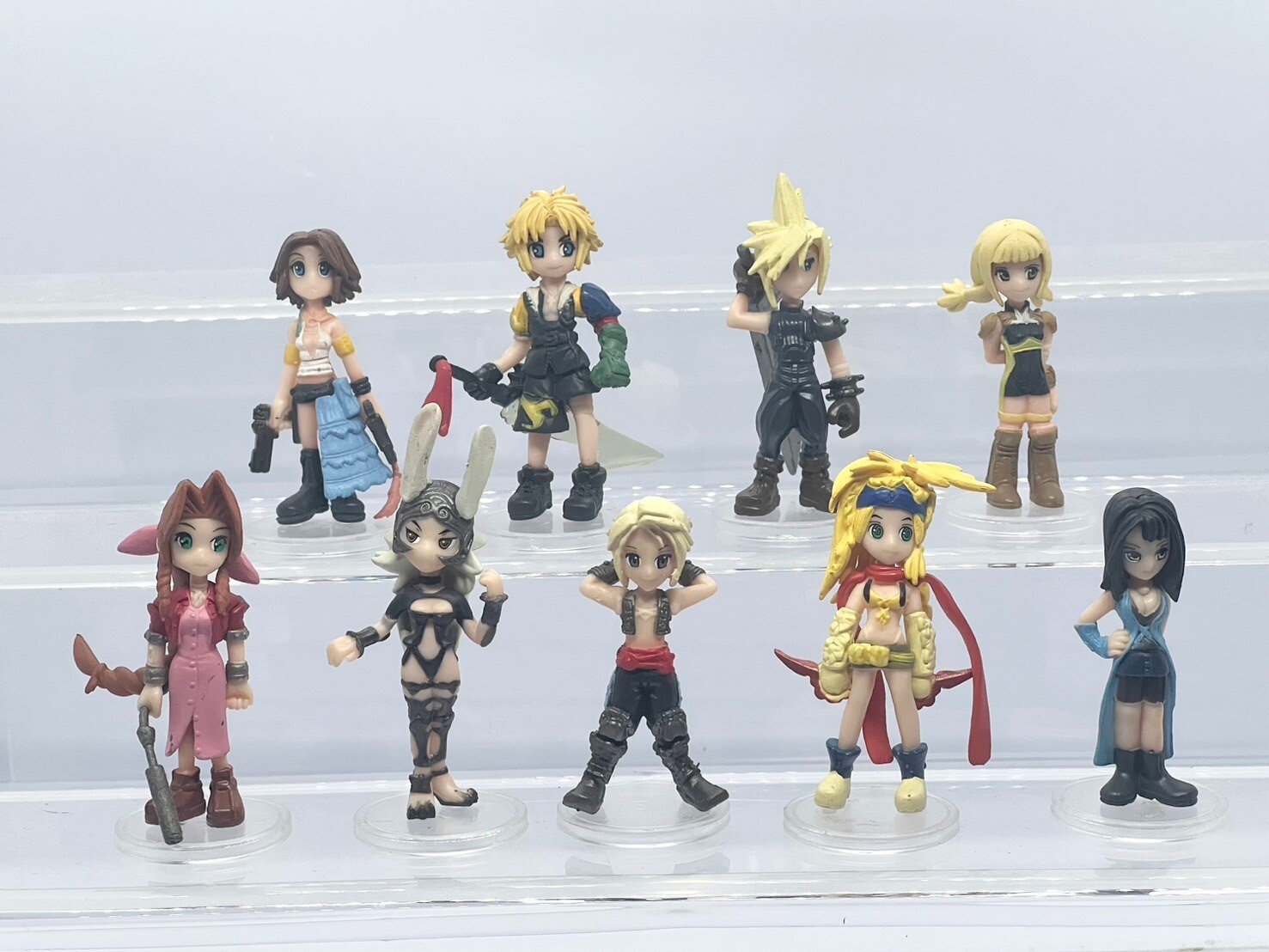 ファイナルファンタジーミニフィギュア Final Fantasy Trading Arts Mini Square Enix 9 Pcs F015 | eBay