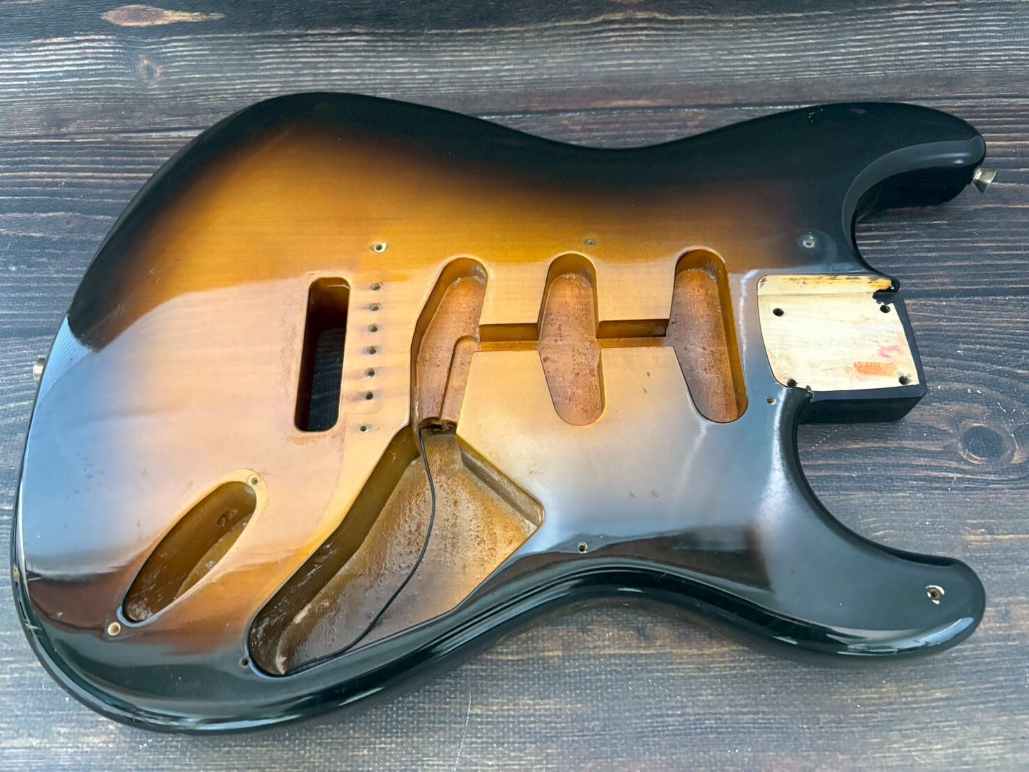 1989-90 Fender Japan ST57 Stratocaster Sunburst Body Vintage