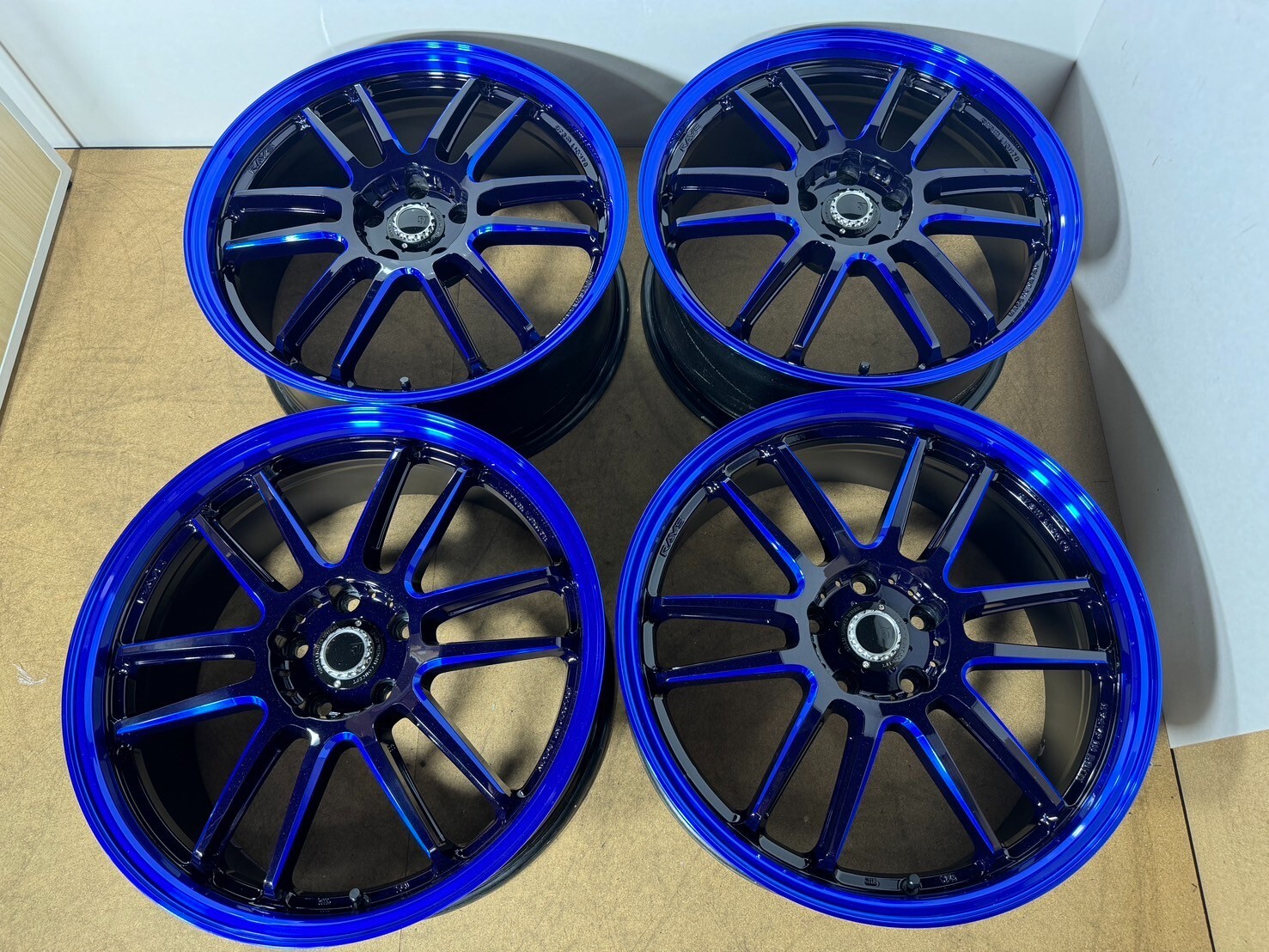 RAYS　gramlights57ultimate RAYS GENUINE Gram Lights 57 Ultimate 19x8j +42 5x114.3 BLUE