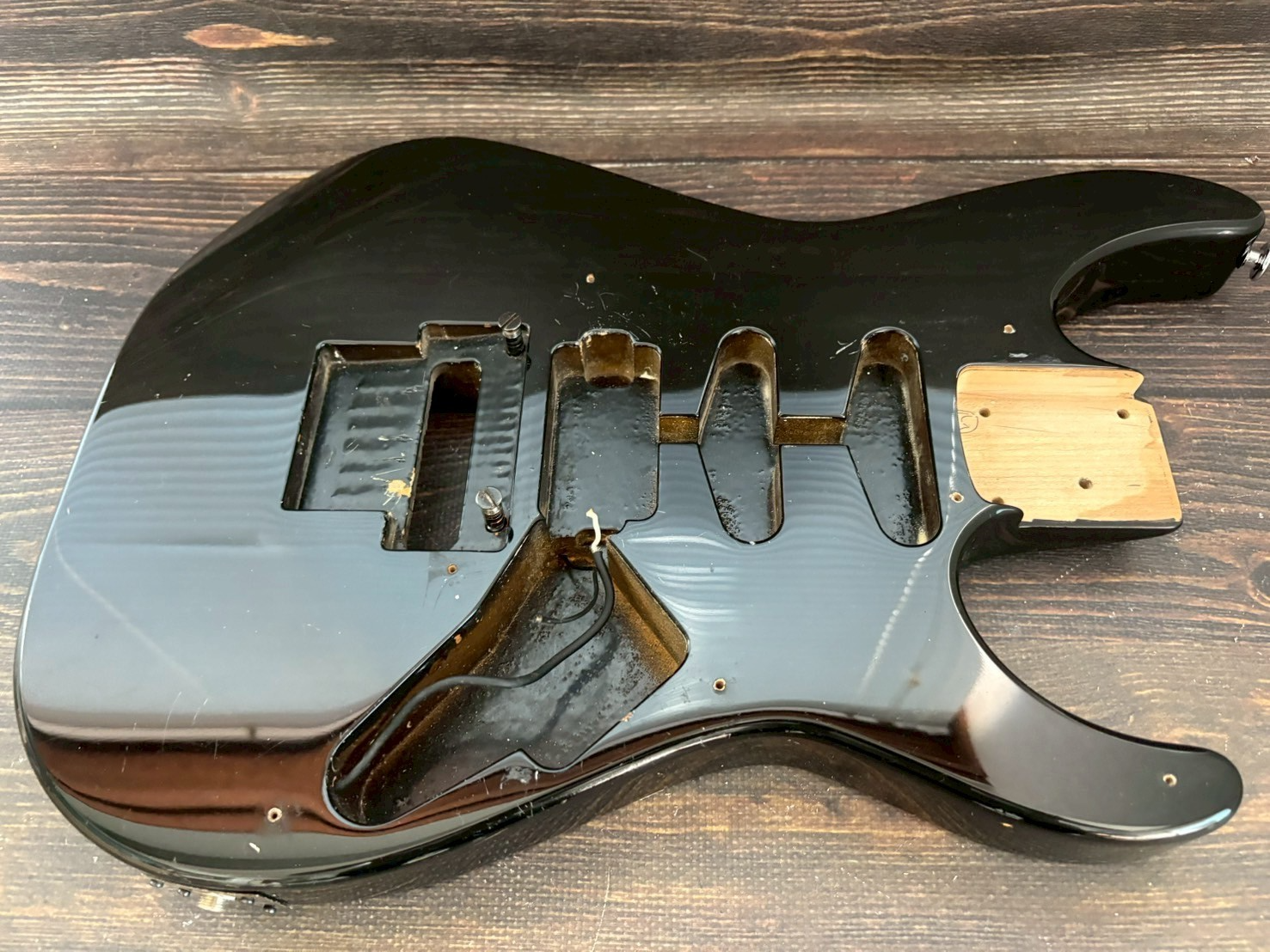 80s KRAMER MK-3 MK-III SSH Body Black Vintage Made in Japan