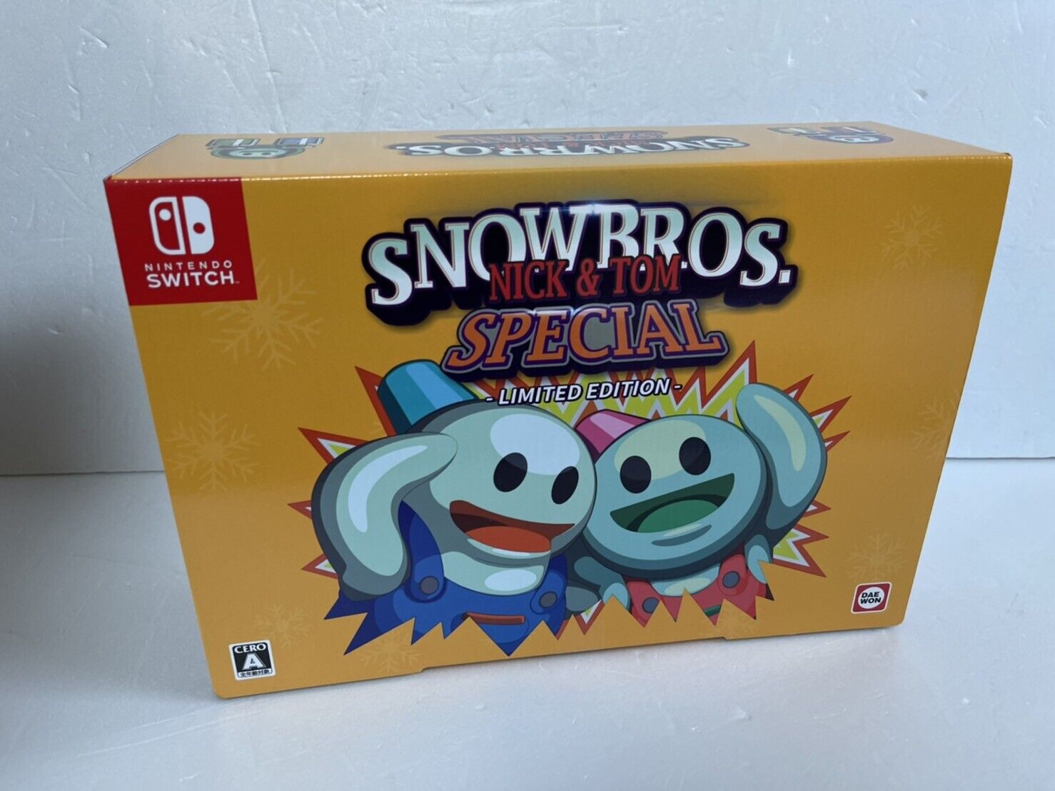 SNOWBROS. NICK & TOM SPECIAL Limited Edition Nintendo Switch SNOWBROS. NICK & TOM SPECIAL Limited Edition Nintendo Switch