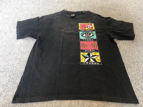 MTV T-SHIRT VIDEO MUSIC AWARDS 1991 GIANT BODY 90s VINTAGE