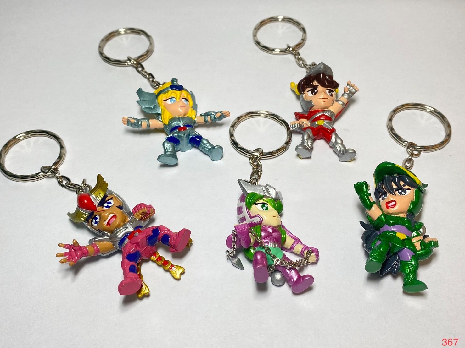 BUDDiiS SEIYA ぬい第1弾 Set Myth Cross PK1(5 pcs)Saint Seiya Banpresto Keychain