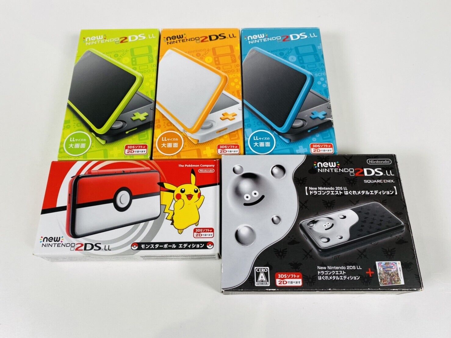 New Nintendo 2DS LL XL Console Various Color Complete Very New Nintendo 2DS LL XL Console Various Color Complete Very
