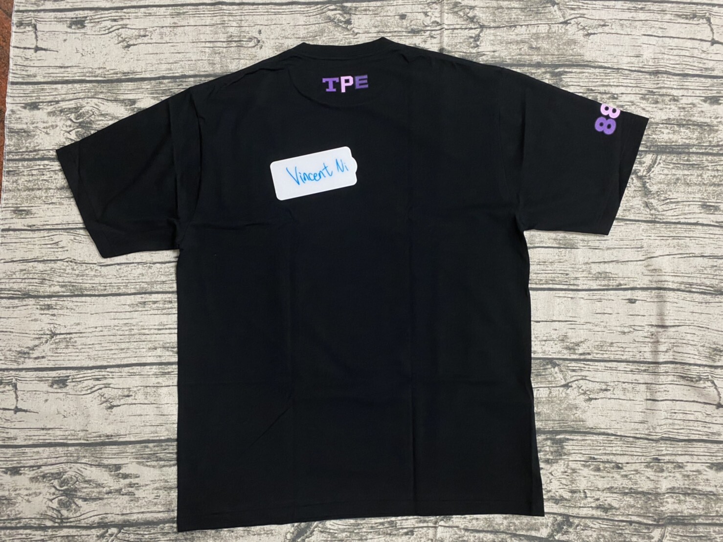 Pre-owned A Bathing Ape Taipei Store 13th Anniversary Shark Tee Xl Xxl In Black