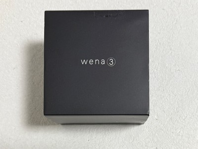 SONY - 【新品】wena 3 rubber Black WNW-A21A/B Sony Wena 3 Wnw-a21a/b Smart Watch Rubber Black From Japan