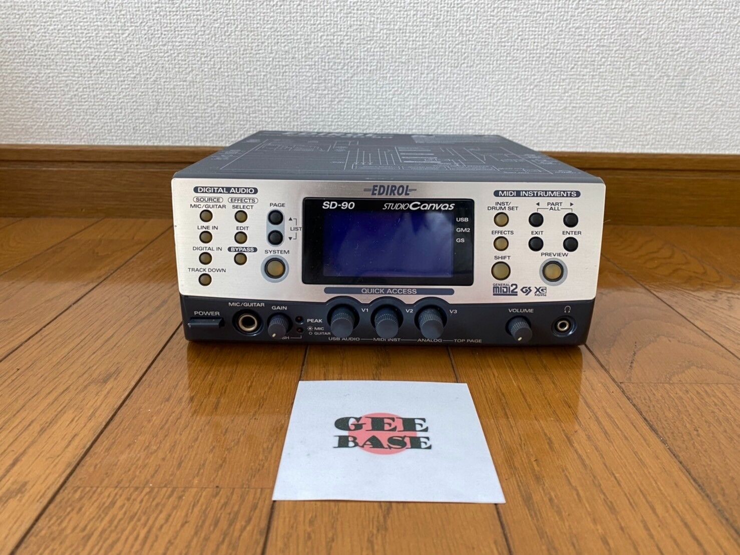 ROLAND EDIROL SD-90 STUDIO CANVAS 128-Voice Midi Sound ROLAND EDIROL SD-90 STUDIO CANVAS 128-Voice Midi Sound
